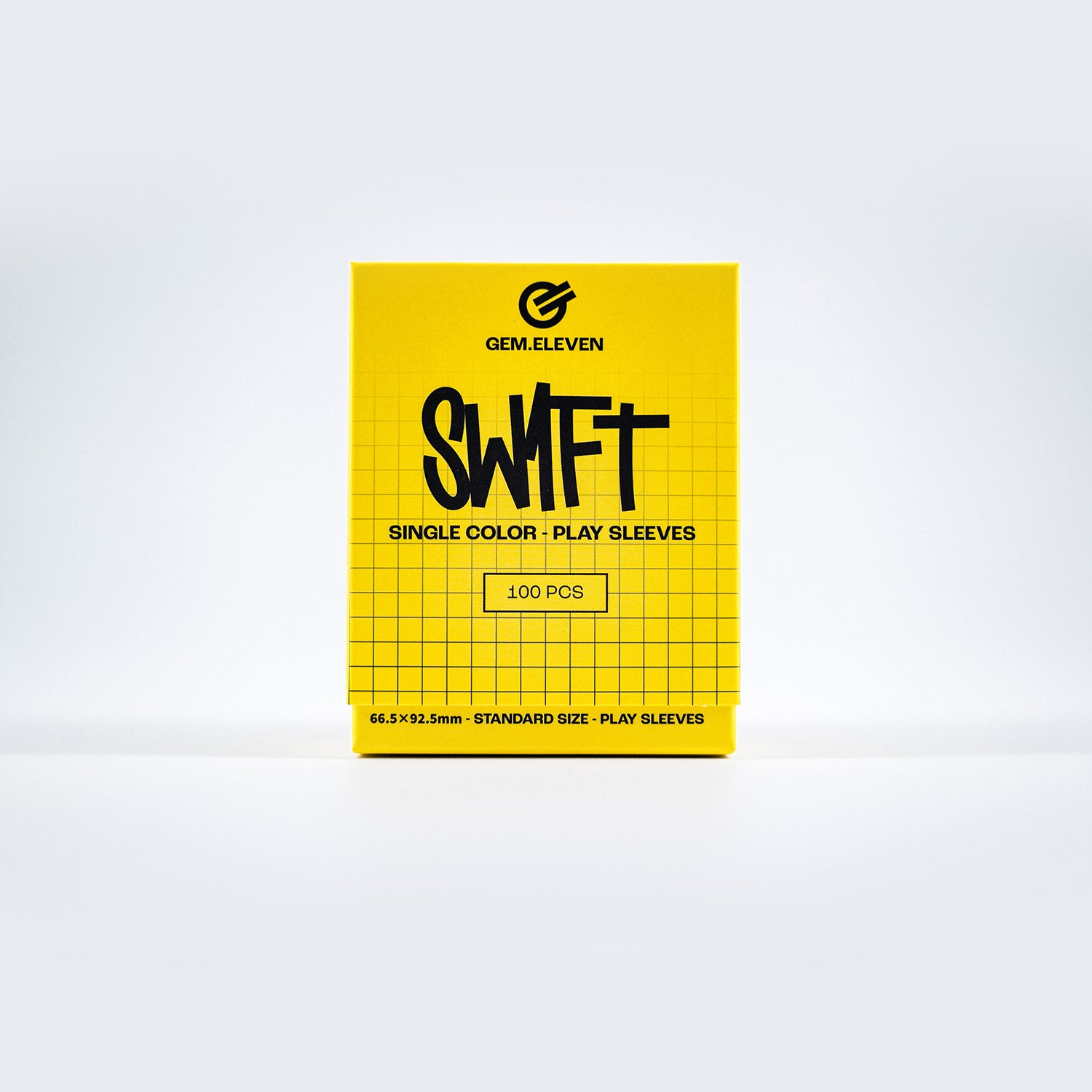 Gem.Eleven Swift Single Color Play Sleeves Yellow