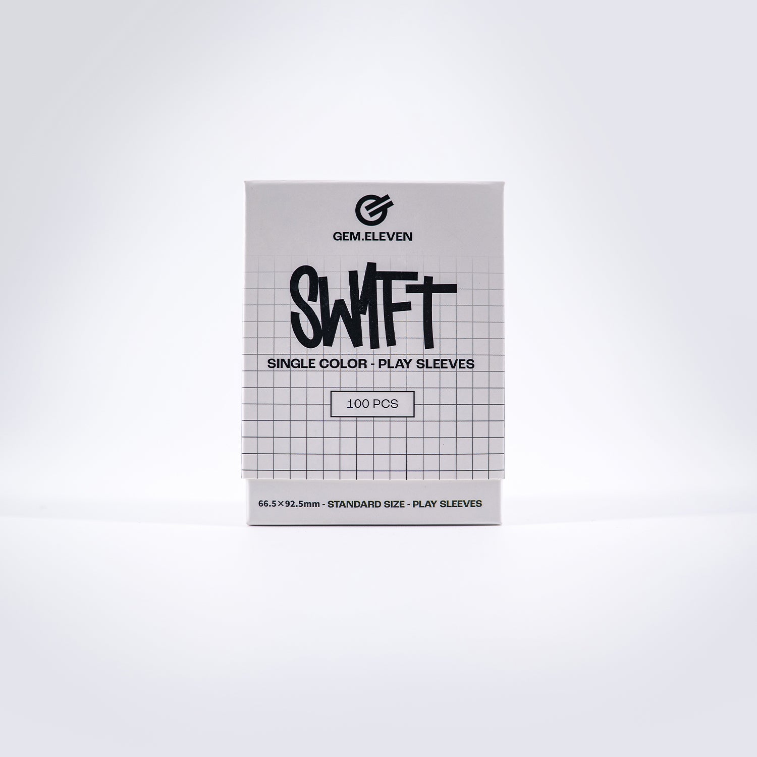 Gem.Eleven Swift Single Color Play Sleeves White